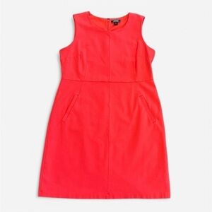 Lands End pink dress with pockets. Stretch. Size 18
